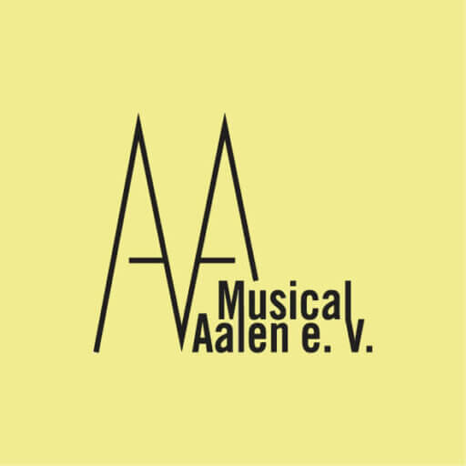 Musical Aalen e.V. Logo Zartgelb